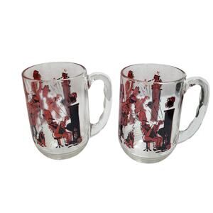 1960 Pint Glasses Comedy Piano Playing, Singers With Pets In Attendance 21025-M1